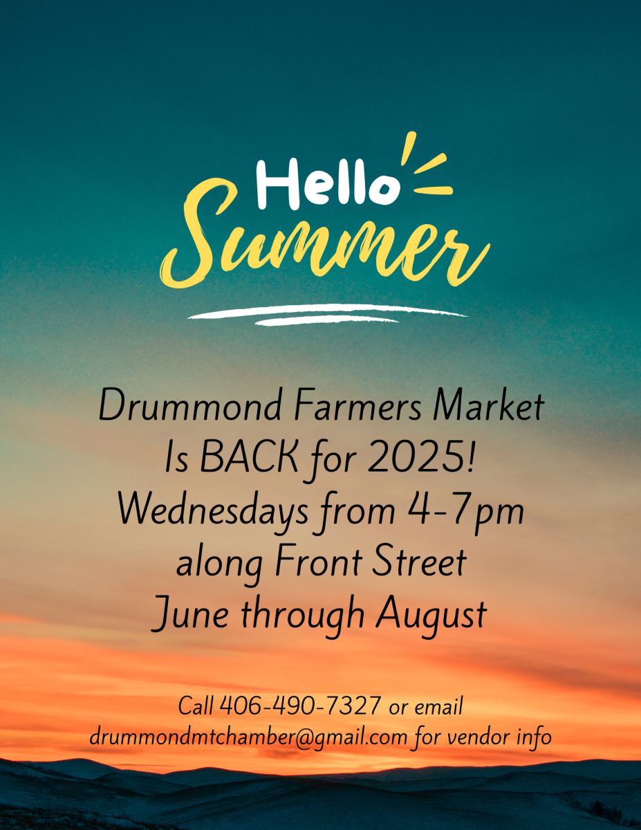 sunset with Farmers Market information
